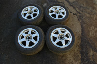 15" Aftermarket Alloy Rims/Tires (5x100 & 5x114.3) 195/65r15