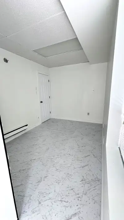 145 square feet Private business room with its own washroom, separate outdoor entrance and parking....