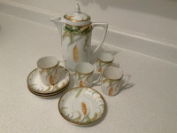 Vintage ROSENTHAL  CHOCOLATE TEA POT SET