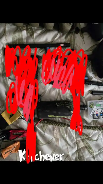 Bunch of paint ball gear and markers Message for more photos of the markers $160 obo Pick up in kitc...