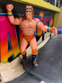 WWF LJN Ultimate Warrior Overall Great Condition