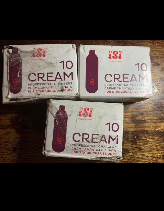 New iSi (30 Total) Whipped Cream Charges 3 Boxes of 10 in Other in Mississauga / Peel Region
