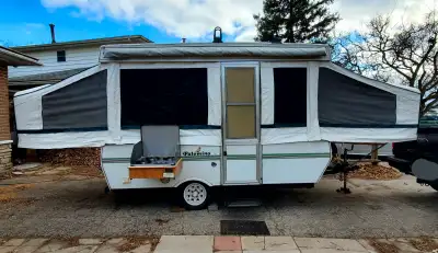 Camper is in good shape, complete with awning. Updated with new LED interior lighting. Added USB cha...