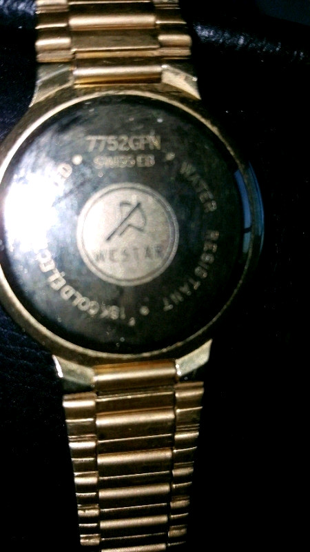 Westar watches discount 18k gold price