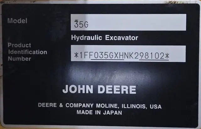 2022 JOHN DEERE 35G MINI EXCAVATOR in Other in Barrie - Image 8
