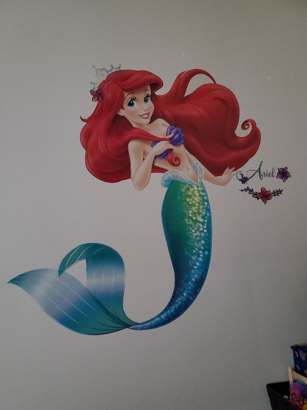 Wall decal 38 x 31 inch little mermaid decoration bedroom in Home Décor & Accents in Mississauga / Peel Region