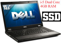 DELL LATITUDE E5510 15.6" i5-560M, 4GB DDR3, 250GB SSD, W10Pro