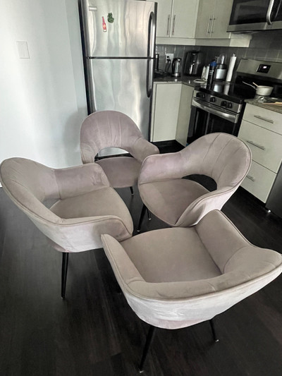 4 dinning chairs - each $50