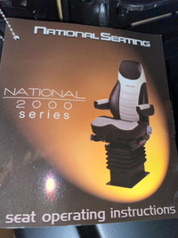 National 2000 series truck air seat NEW