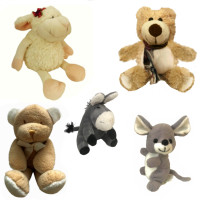 Jouets 5 peluches - 5$ chacune