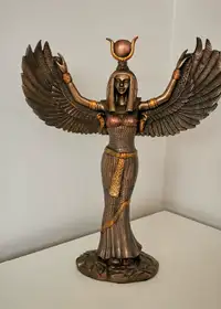 Egyptian Isis Mythological Bronze Finish Statue Figurine