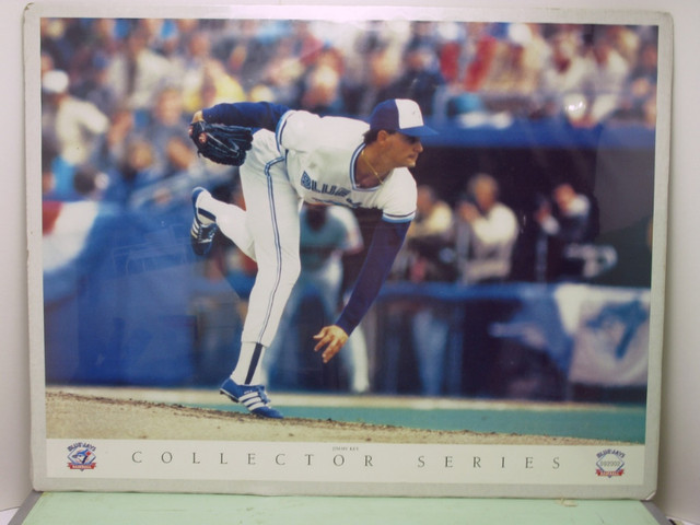 Jimmy Key "Superstar" Blue Jays Action Poster - 50% off in Arts & Collectibles in St. Catharines - Image 2