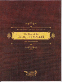 Brass & Steel The Case Of The Croquet Mallet Free RPG Day 2012