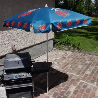 Molson Advertising Large Sun Outdoor Table Umbrella, View more