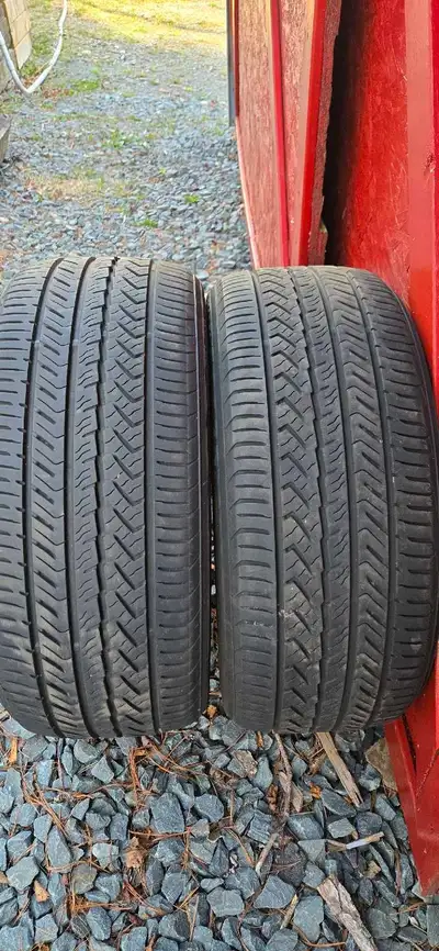 Looking to sell two used Advan Sport a/s + tires. Used for one summer, have probably 80% + life left...