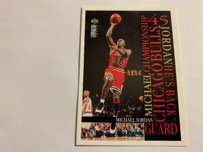 1995-96 Collector's Choice European Stickers MICHEAL JORDAN #MJ7, View more