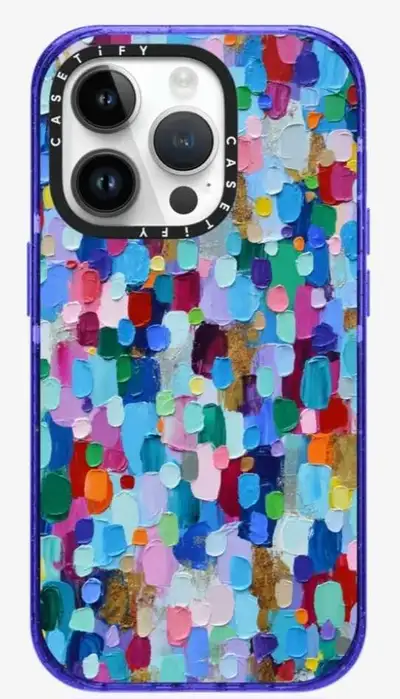 CASE FOR IPHONE 14 PRO, RAINBOW SPARKLE CONFETTI, View more
