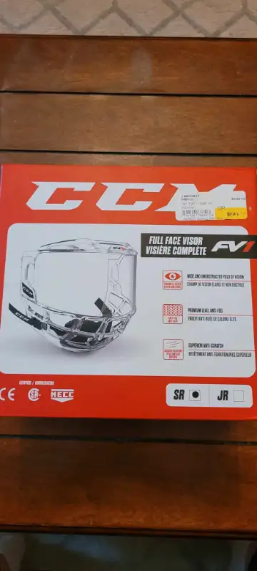 CCM full face visor FV1, View more