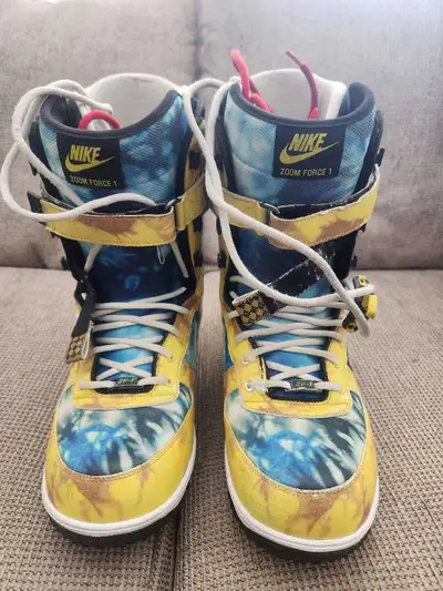 Nike Zoom Force1 ZF1 334841-471 Men's Yellow/Blue Snowboard Bo, View more