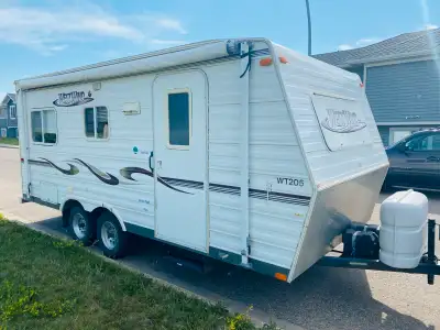 For sale is a 20’ WestWind travel trailer in great condition. 2nd owners of the unit and is extremel...