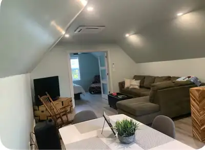 Entire loft for rent - available October 1. All inclusive - wifi, heat, power, parking, plowing, etc...