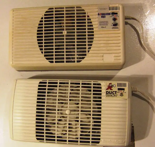 Floor vent auto booster fan 2pcs. in Heaters, Humidifiers & Dehumidifiers in Markham / York Region - Image 2