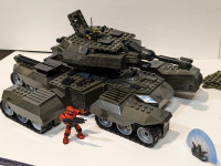 Mega Bloks Halo UNSC Rhino Tank #97016, 822 pieces