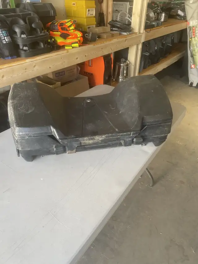 ATV Front Rack Cargo Box - Locking, Fits Most Quads | Fishing, Camping ...