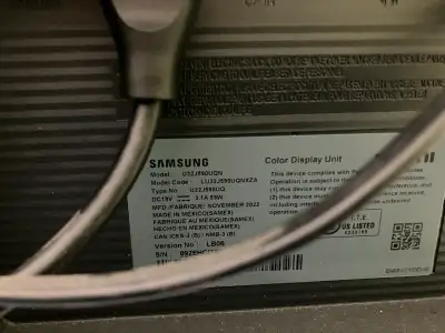 I'm selling a used Samsung 32" 4K monitor (Model U32J590UQN) that delivers stunning visuals and clar...