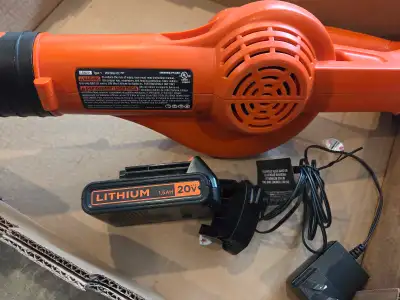 Air speeds up to 130 MPH Lightweight 3.7 lbs 20V Lithium Ion 1.5Ah battery and Charger Pickup in Hig...