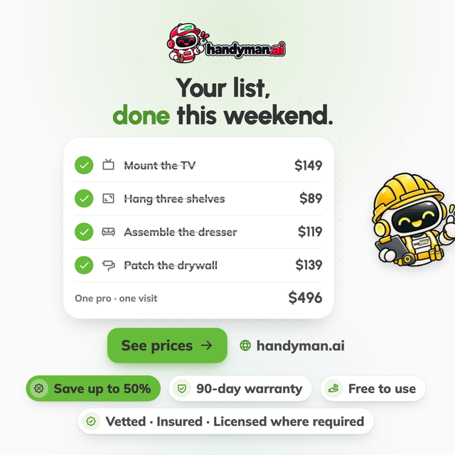 Need Home Repairs? Get Free Quotes From Local Pros | Handyman.ai
