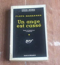 Policier: Un ange est cassé de Floyd Mahannah - Vintage