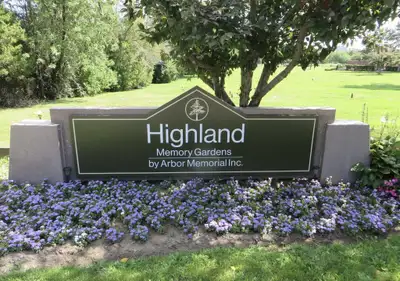 Two side-by-side burial plots available in the Garden of Gethsemane at Highland Memory Gardens, part...