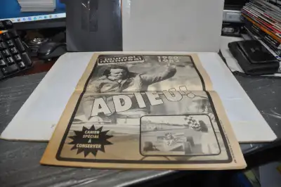 Le journal de montreal 1982 newspaper special gilles villeneuve, View more