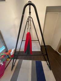 Hammock Chair Stand Swing with Reversible Cuddle Swing