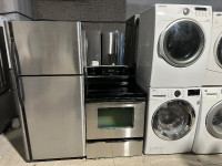 Quick sale!!   Fridge  stove washer dryer set $ in discription