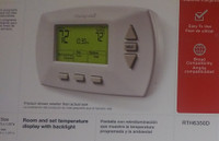 Furnace Thermostat, 5-2 Programmable, Honeywell RTH6350
