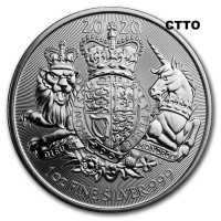 1oz 2020 Royal Arms Silver Coin The Royal Mint