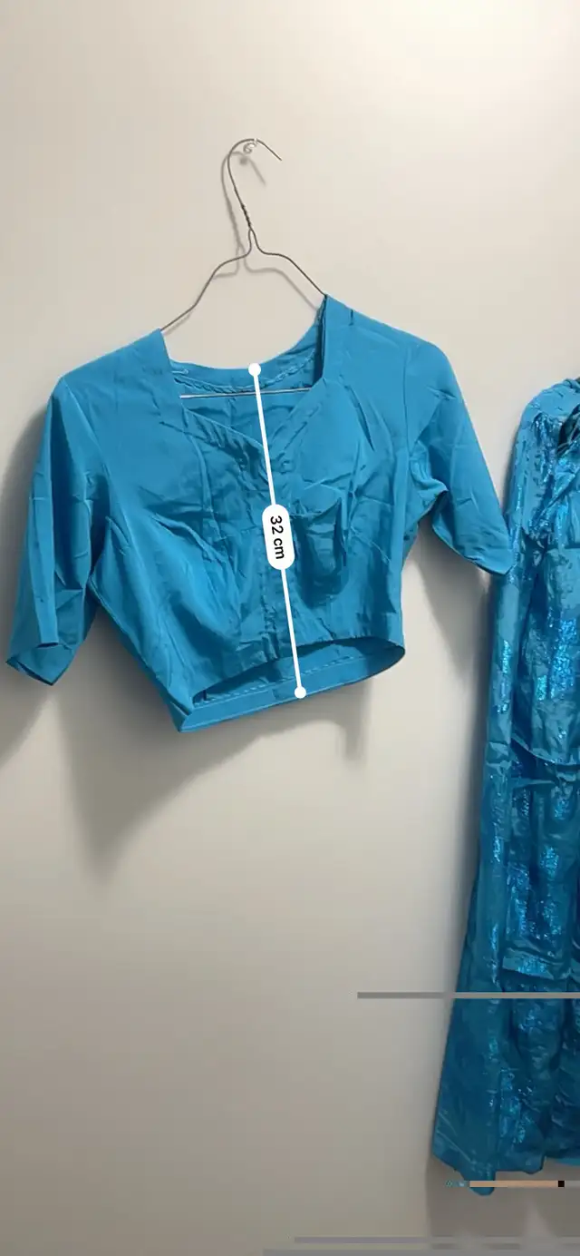 Ocean Blue Lehenga 3 pc in Women's - Dresses & Skirts in Oshawa / Durham Region - Image 7