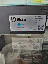 New HP962 XL Cyan inkjet cartridge