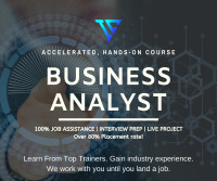 Business Analyst/ BA Course - Hands-On Project & Job Assistance!