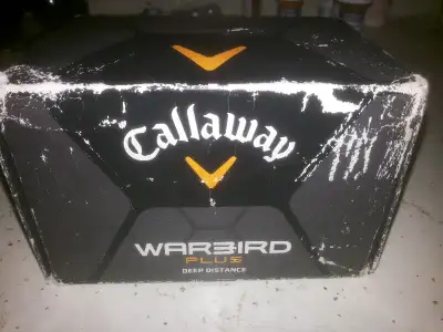 Selling rare hard to find discontinued ,new vintage old stock ,12 brand new in box Callaway Warbird...