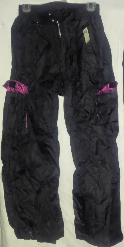 Size 8 Kid's / Children's Black & Pink Athletic Works Snow Pants $15 . Located in Summerside, SE Lon...