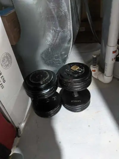 70lb dumbbells 60 each or both for 100, View more