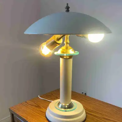 Vintage Mid-Century Modern- Style Table Lamp, View more
