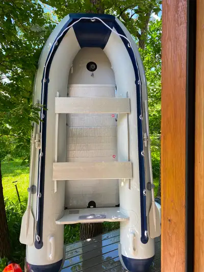 Selling 10'-6" hypalon inflatable boat. Hypalon is more durable and more UV resistant than PVC. It c...