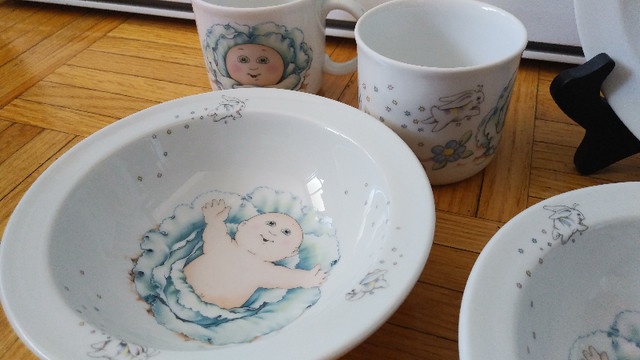 Royal Worcester Cabbage Patch Kids 3 Piece Dish Set x2 in Arts & Collectibles in City of Toronto - Image 3
