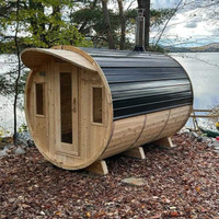 7x10 Barrel Sauna with Dome