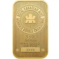 1 oz Pure Gold Bar .9999