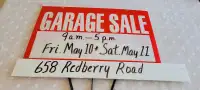 Garage Sale  May 10 -  11 